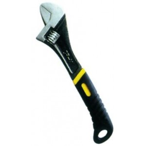 10-Inch Adjustable Wrench with Powerful Grip