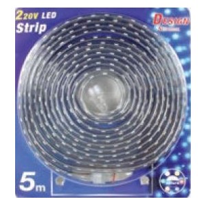 Yellow 230VAC 4.8W/M 60LED/M IP67 5M LED Flex Rope Light