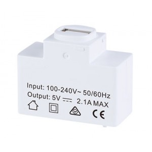 USB Wall Charger Module 5VDC 2.1A