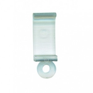 Flat Transparent Mounting Clip / 10