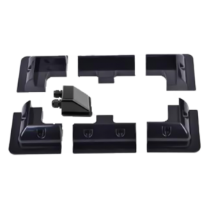 7-Piece ABS Solar Mounting Kit For 1 Panel - Black