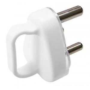 15A White Standard Plug Top With Handle