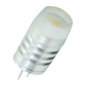 1.3W JC LED Lamp 12V Cool White G6.35 - 2 Pack