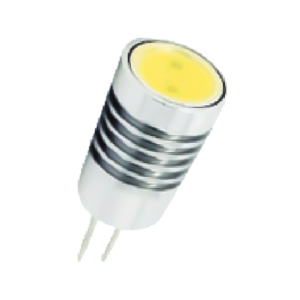 1.5W Jc LED Lamp 12V Cool White G6.35 / 2 Per PACK