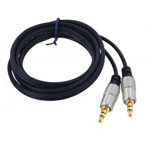 3.5mm Plug to 3.5mm Plug Audio Cable 1.5m