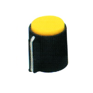 KNOB YELLOW FOR 6mm SHAFT