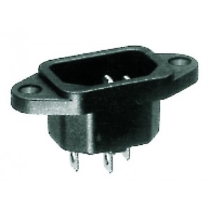 10A Flush Male Socket Inlet