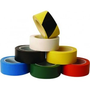 Yellow PVC Floor Tape 0.15mm x 50mm x 33m