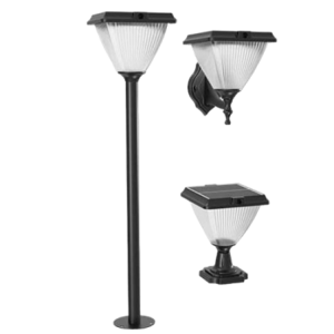 5W LED Solar Garden Light Head CCT Adjustable 3.7V 4400mAh