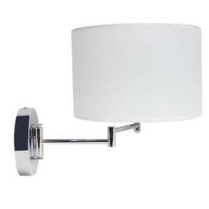 230VAC 60W 1XE27 Articulated Wall Light with Shade
