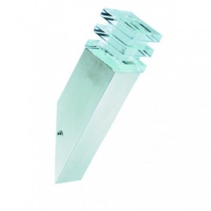 LED S/STEEL 230V LIGHT FITTING 255Hx60Dx60W IP44
