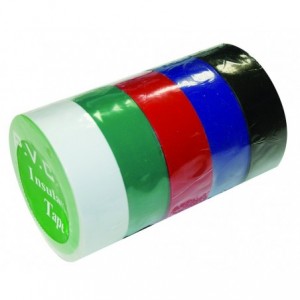 5-Piece 10M Roll Tape Assortment 19mm x 0.13mm