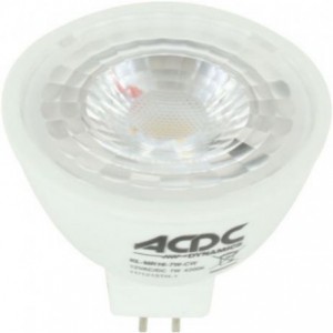 12VAC/DC 7W Warm White Low Glare LED Lamp GU5.3