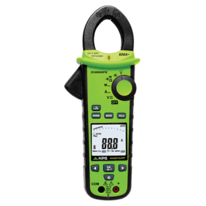 TRMS Power Clamp DMM 1000V/600A/RES/CAP/FREQ/BT