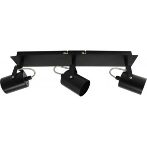 Black 3-Way Spot Light 230VAC GU10 50W