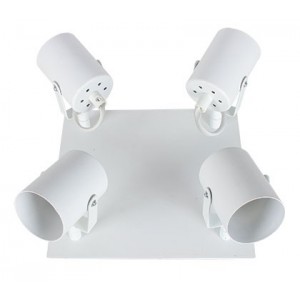 White 4-Way 50W GU10 230VAC Spot Light