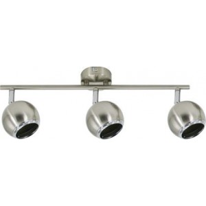 230VAC GU10 3-Way Stain Steel Satin Nickel Spot Light