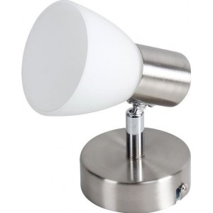 230VAC GU10 1-Way Stainless Steel and Glass Spotlight