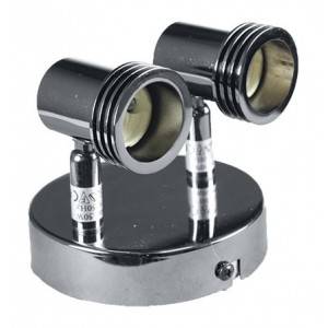 230VAC GU10 2-Way Gun Metal Spotlight