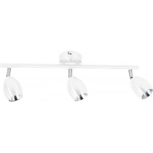 230VAC GU10 3-Way Stainless Steel White Spotlight