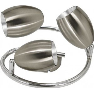 230VAC GU10 3-Way Stain Steel Satin Nickel Spot