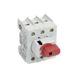 63A 3P Isolator Kit with R/Y Handle and 100mm Shaft