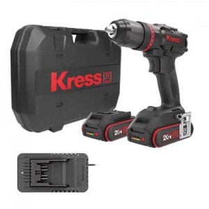 20V Cordless 60NM Impact Drill with Charger and 2 x 2AH Batteries