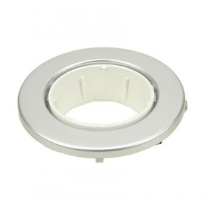 Adjustable Silver Downlight 80x86mm GU10