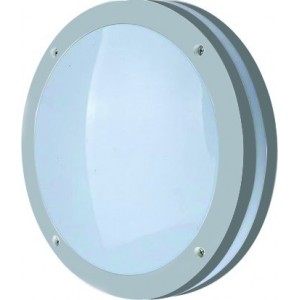20W 95-240VAC Round Plain LED Bulkhead