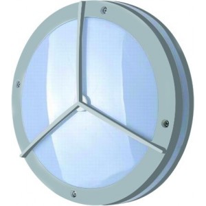 20W 95-240VAC LED Bulkhead - Round Tri-Sectional