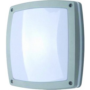 20W 95-240VAC LED Bulkhead - Rounded Square Plain
