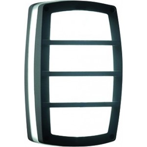 10W 95-240VAC LED Bulkhead - Rectangular Horizontal Lines