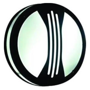 20W 95-240VAC LED Bulkhead Round Divided and Stripes