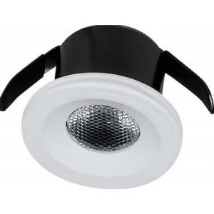 LED 3W Cabinet Light Cool White Lamp 40mm Diameter