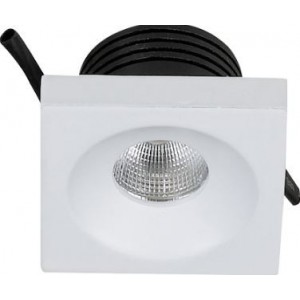 LED 3W Cabinet Light Cool White Lamp 40X40MM