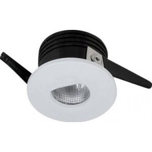LED 3W Cabinet Light Cool White Lamp 40mm Diameter