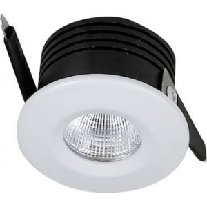 LED 3W Cabinet Light Cool White Lamp 40mm Dia