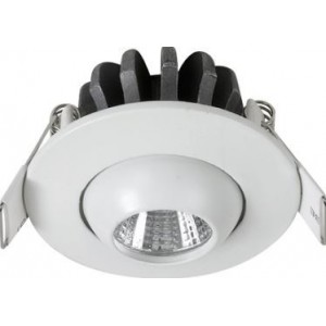 LED 3W Cabinet Light Warm White Lamp 55mm Diameter