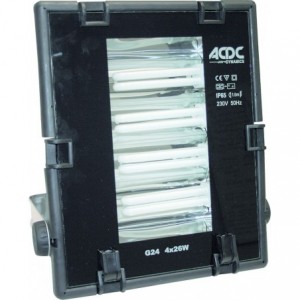 4 x 26W PLCE Energy Saver Floodlight IP65