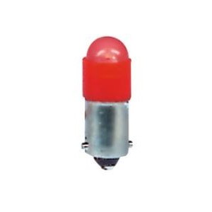 24VAC/DC Red Single LED BA9S