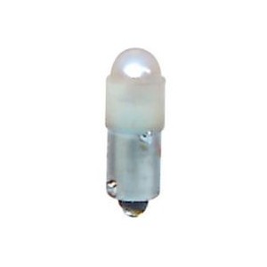 12VAC/DC White Single LED BA9S