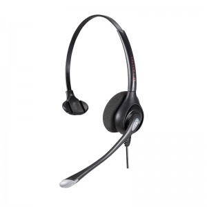 Calltel HW351N Mono-Ear Noise-Cancelling Headset - Quick Disconnect Connector