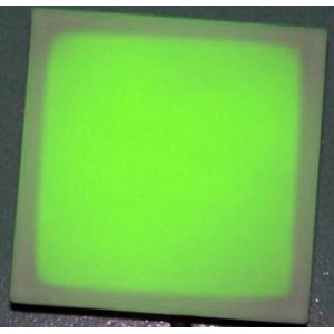 Green LED Tile Light with Stainless Steel Trim 100x100x20 IP66