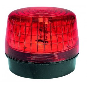 12/24VDC Red LED Strobe Beacon IP53