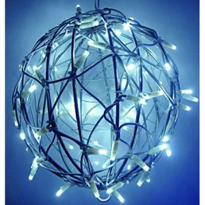 Blue LED Ball Motif 300mm Diameter 55 LED IP44