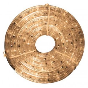 230V 10M LED Warm White Flexilight 3-Wire Clear with Control