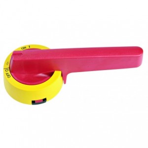 YELLOW &amp; RED HANDLE FOR KVKE/VKE 200-630A