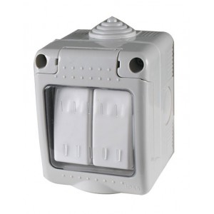 W/P 16A 2 Lever Surface Mount IP55