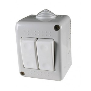 16A 2-Way 2 Lever Switch IP40