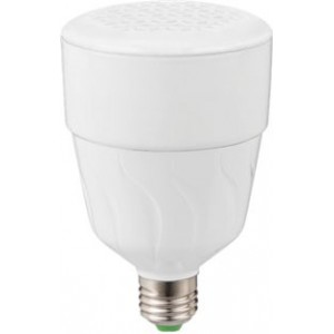 100-240VAC LED Lamp 9W 2700K and Bluetooth Speaker 15W E27 2-Pack